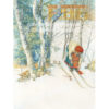 Carl Larsson Narciarz — produkt cyfrowy do pobrania