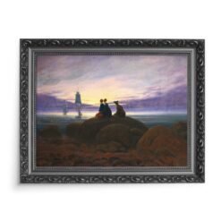 Caspar David Friedrich Wschód księżyca nad morzem 70x50 wydruk na płótnie CANVAS