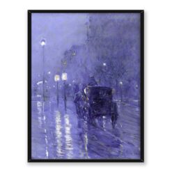 Childe Hassam Deszcz o północy 30x40
