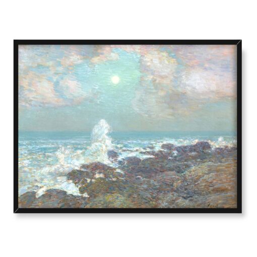 Childe Hassam krajobraz morski Isle of Shoals 40x30 w RAMIE
