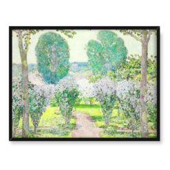 Childe Hassam Kwiaty prawoślazu Altheas 40x30