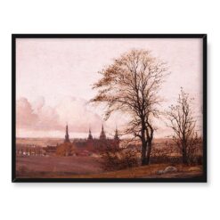 Christen Kobke Jesienny krajobraz Zamek Fredriksborg 40x30