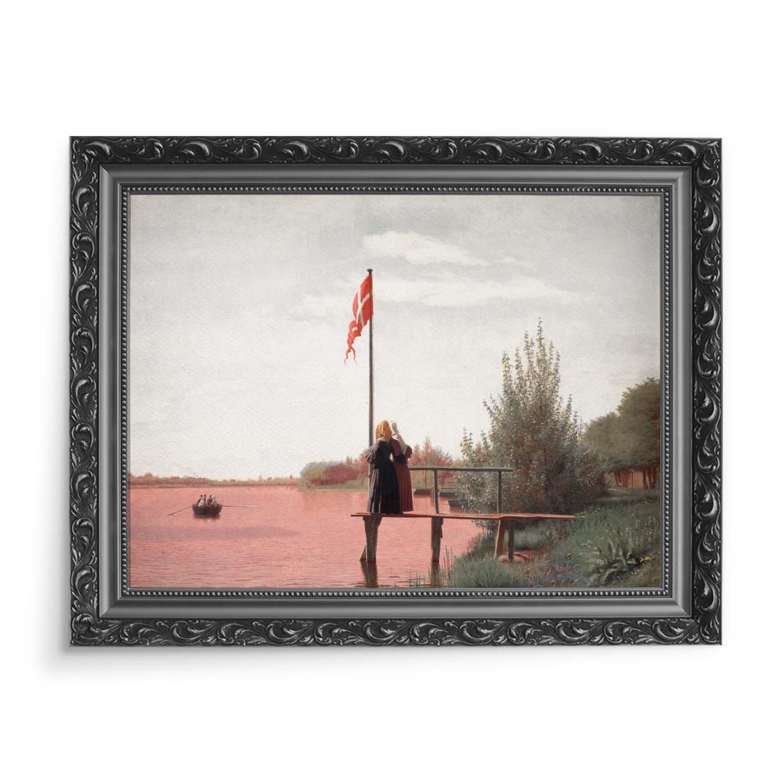 Christen Kobke Jezioro Sortedam 70x50 wydruk na płótnie CANVAS