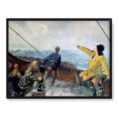 Christian Krohg Leiv Eirikson odkrywa Amerykę 40x30