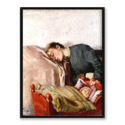 Christian Krohg Matka i dziecko 30x40