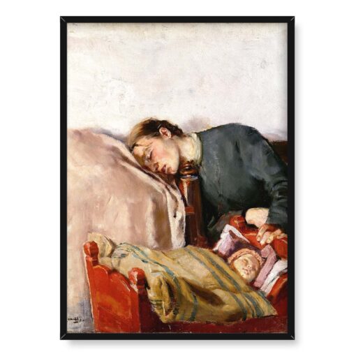 Christian Krohg Matka i dziecko 50x70