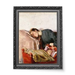 Christian Krohg Matka i dziecko 50x70 wydruk na płótnie CANVAS