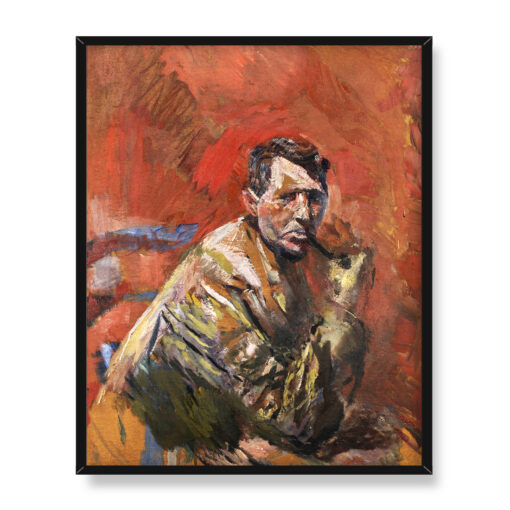 Christian Krohg Portret Paula Gauguina 40x50 w RAMIE