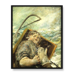 Christian Krohg Trissa w pracy 40x50