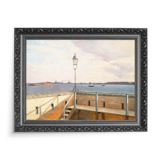 Christoffer Eckersberg Widok na Kopenhagę 70x50 wydruk na płótnie CANVAS