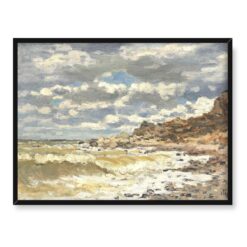 Claude Monet Brzeg morza SaintevAdresse 40x30