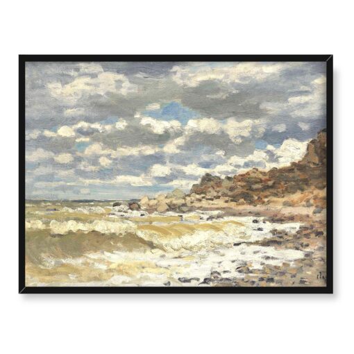 Claude Monet Brzeg morza SaintevAdresse 40x30