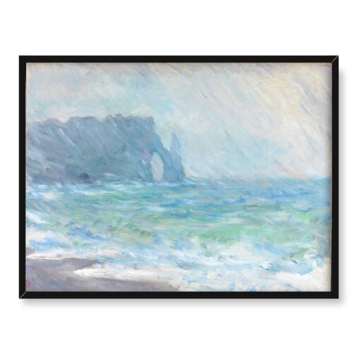 Claude Monet Deszczowa pogoda Etretat 40x30