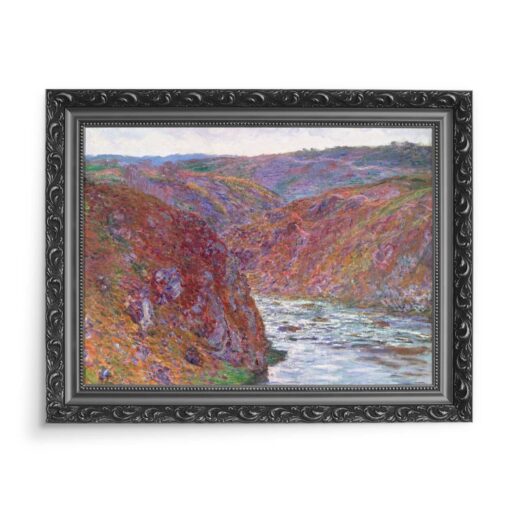 Claude Monet Dolina Creuse 70x50 wydruk na płótnie CANVAS