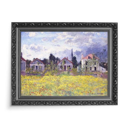 Claude Monet Domy w Argenteuil 70x50 wydruk na płótnie CANVAS