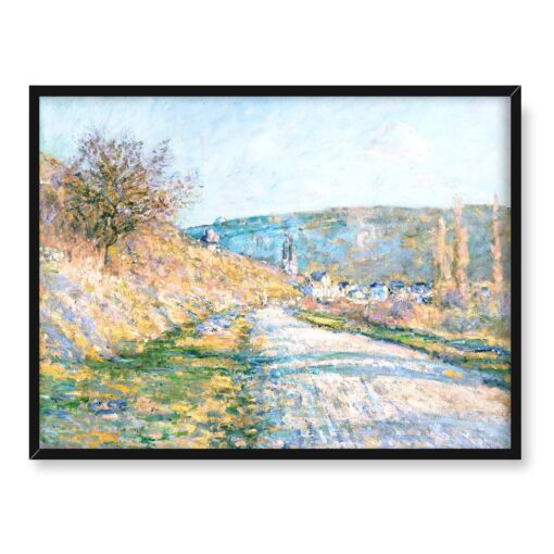 Claude Monet Droga do Vetheuil 40x30 w RAMIE