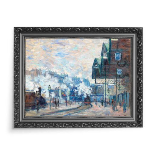 Claude Monet Dworzec Saint-Lazare 70x50 wydruk na płótnie CANVAS