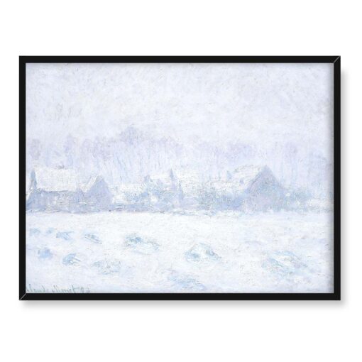 Claude Monet Effet de neige Śnieg 2 40x30