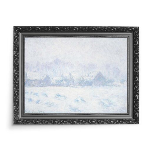 Claude Monet Effet de neige Śnieg 2 70x50 wydruk na płótnie CANVAS