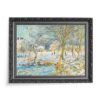 Claude Monet Effet de neige Śnieg 70×50 wydruk na płótnie CANVAS