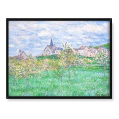 Claude Monet Giverny wiosną o poranku Francja 40×30