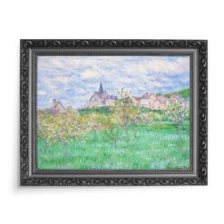 Claude Monet Giverny wiosną o poranku Francja 70×50 wydruk na płótnie CANVAS