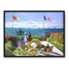 Claude Monet Jardin a Sainte-Adresse 40×30