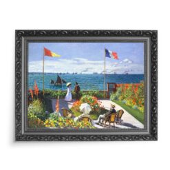 Claude Monet Jardin à Sainte-Adresse 70×50 wydruk na płótnie CANVAS