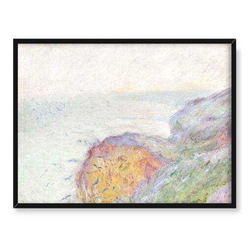 Claude Monet Klif niedaleko Dieppe 40x30 w RAMIE