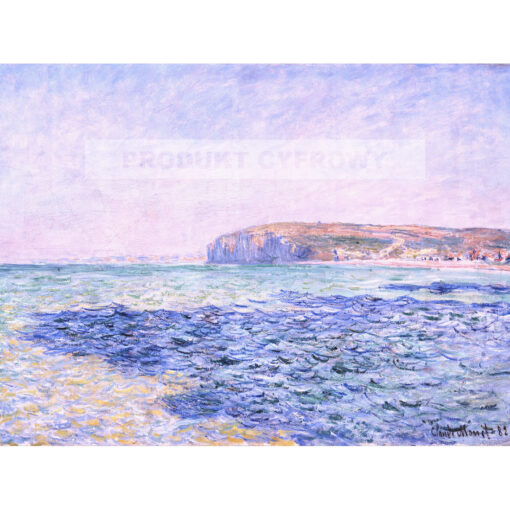 Claude Monet Krajobraz morski Klify w Pourville — produkt cyfrowy do pobrania