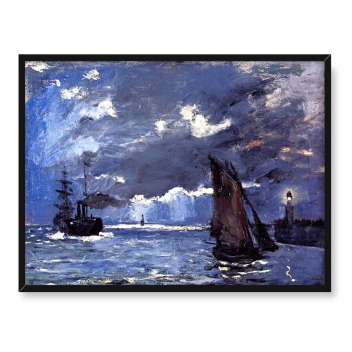 Claude Monet Krajobraz morski w świetle księżyca 40x30