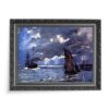 Claude Monet Krajobraz morski w Swietle księżyca 70×50 wydruk na płótnie CANVAS