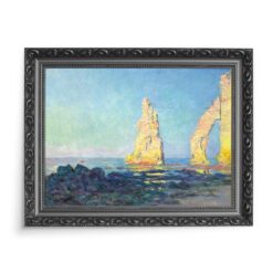 Claude Monet LAiguille 70×50 wydruk na płótnie CANVAS