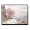 Claude Monet Lavacourt l hiver Zima 40×30