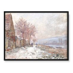 Claude Monet Lavacourt l hiver Zima 40×30