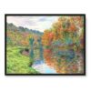 Claude Monet Le bras de Jeufosse Sekwana jesień 40×30