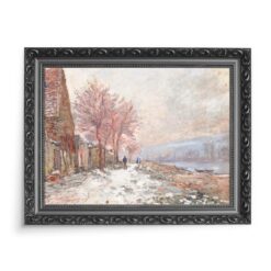 Claude Monet Le bras de Jeufosse Sekwana jesień 70×50 wydruk na płótnie CANVAS