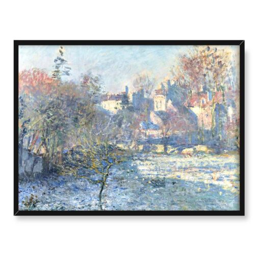 Claude Monet Le Givre Mróz 40x30 w RAMIE