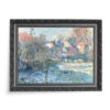 Claude Monet Les bords de la Seine Brzeg Sekwany Vetheuil 70×50 wydruk na płótnie CANVAS