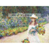 Claude Monet Młoda kobieta w ogrodzie — produkt cyfrowy do pobrania
