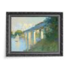 Claude Monet Most kolejowy w Argenteuil 70×50 wydruk na płótnie CANVAS 2