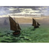 Claude Monet Łodzie rybackie na morzu — produkt cyfrowy do pobrania