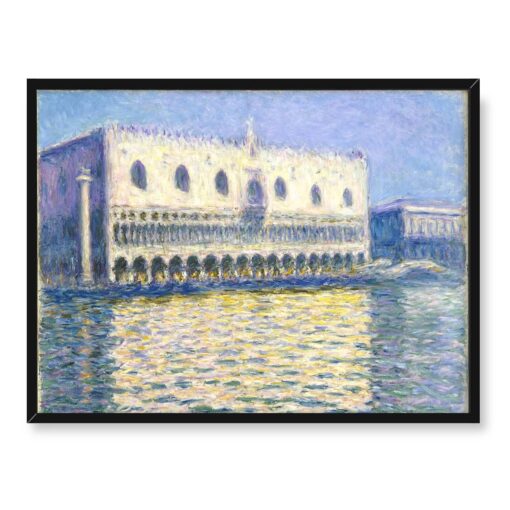 Claude Monet Pałac dożów Wenecja 40x30 w RAMIE