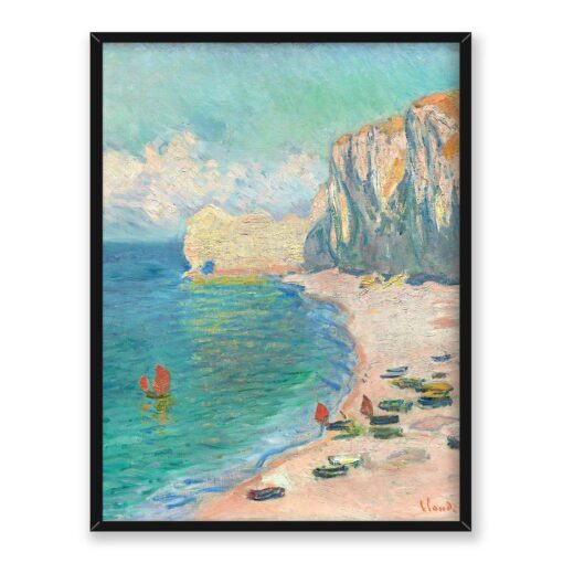 Claude Monet Plaża w Etretat 30x40