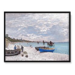 Claude Monet Plaża w Sainte-Adresse 40×30