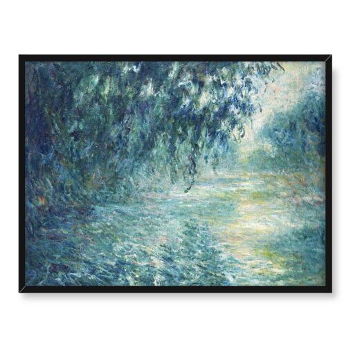 Claude Monet Poranek nad Sekwaną 40x30