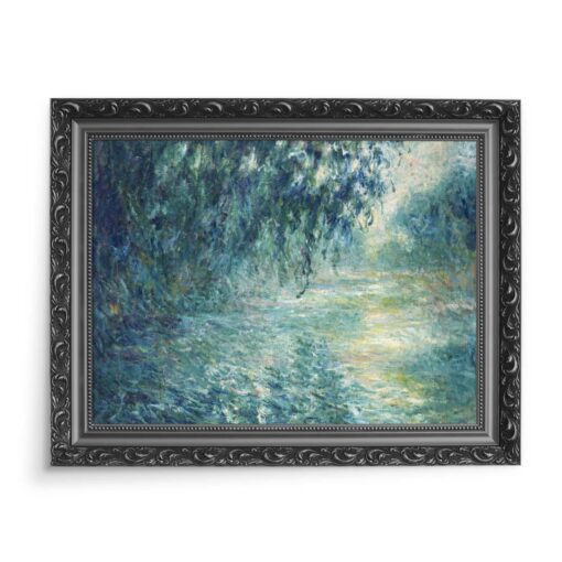 Claude Monet Poranek nad Sekwaną 70x50 wydruk na płótnie CANVAS