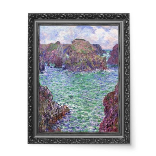 Claude Monet Port-Goulphar Belle-Île 50x70 wydruk na płótnie CANVAS