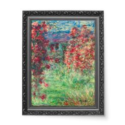 Claude Monet Róże La maison dans les roses 50×70 wydruk na płótnie CANVAS