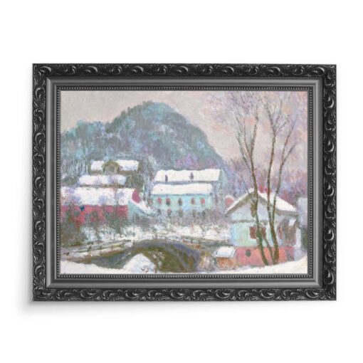 Claude Monet Sandvik Norwegia zima 70x50 wydruk na płótnie CANVAS